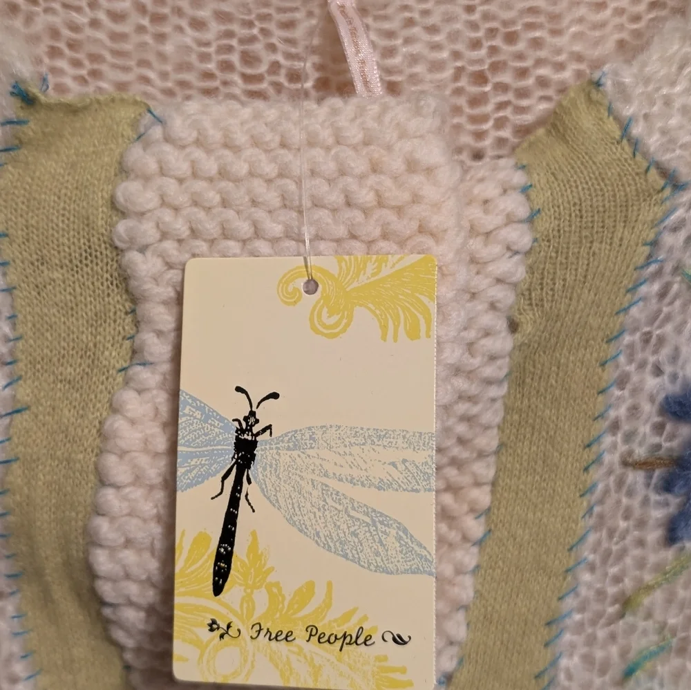 Free People Multicolor Floral Women's Cardigan - Picture 3 of 3